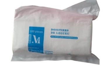 Doigtier d'examen deux doigts stérile