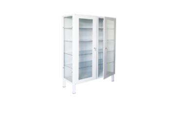 ARMOIRE VITREE A 2 PORTES