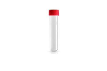 TUBE A FOND ROND 5ML AVEC BOUCHON 13*75MM