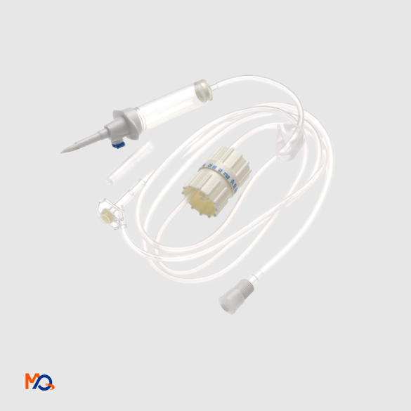 pefuseur debimetre Perfuseur par gravité avec régulateur de débit précis – Image 1